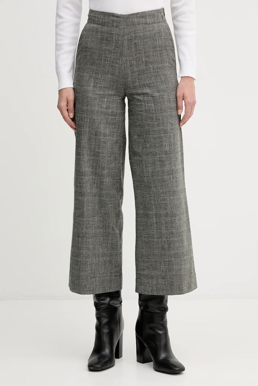 United Colors of Benetton pantaloni din amestec de in