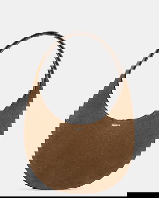 Coperni geantă de mână din piele întoarsă Soft Swipe