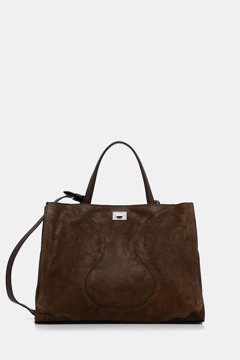 ZADIG&VOLTAIRE geantă de mână din piele întoarsă