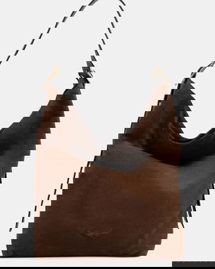 ZADIG&VOLTAIRE geantă de mână din piele întoarsă