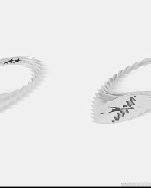 Twojeys inel cu sigiliu de argint