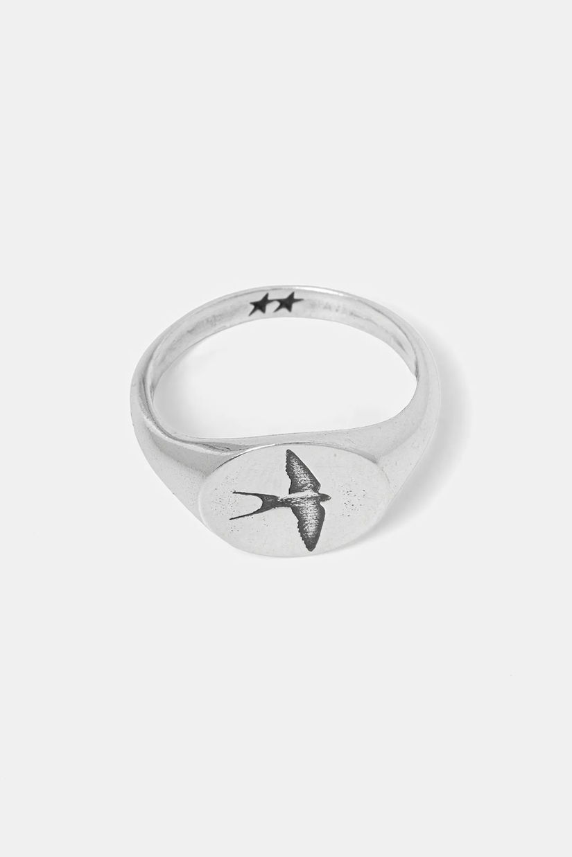 Twojeys inel cu sigiliu de argint