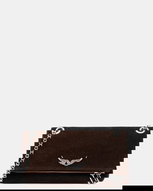 ZADIG&VOLTAIRE geantă de mână din piele întoarsă