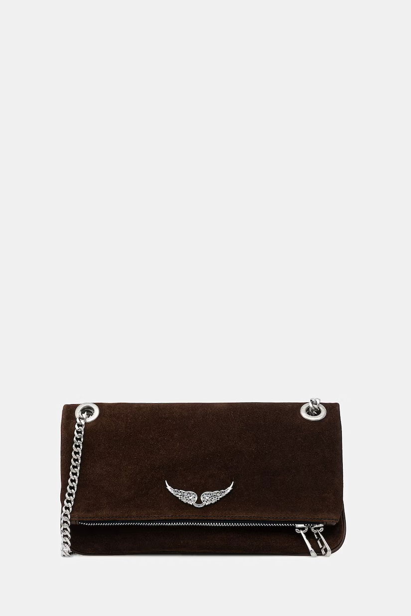 ZADIG&VOLTAIRE geantă de mână din piele întoarsă