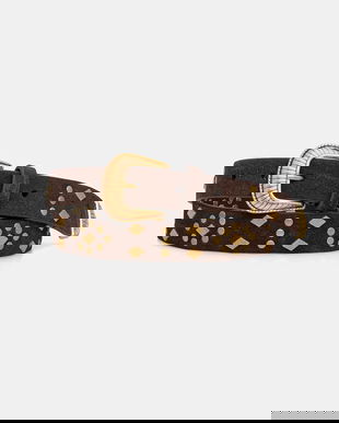 Hoss Intropia curea din piele întoarsă