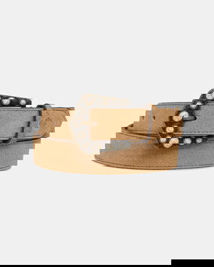 Hoss Intropia curea din piele întoarsă