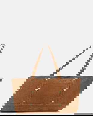 Answear.LAB geanta de mana din piele intoarsa