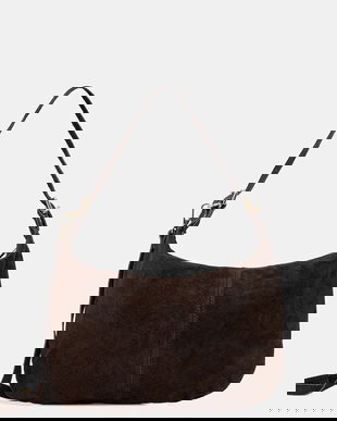 Answear.LAB geanta de mana din piele intoarsa