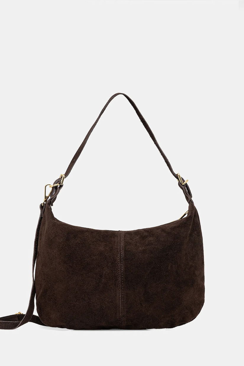 Answear.LAB geanta de mana din piele intoarsa