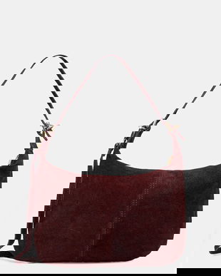 Answear.LAB geanta de mana din piele intoarsa