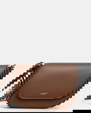BOSS poșetă de piele NUMAH Saddle