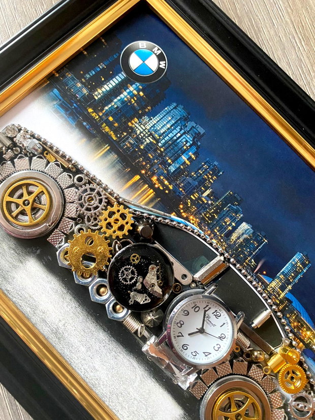 BMW Cod M 715・Decoratiune birou・Decor Vintage・Bijuterii steampunk・Cadouri Barbati