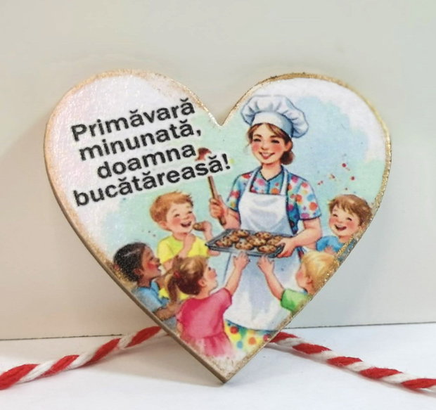 Martisor personalizat pentru bucatareasa