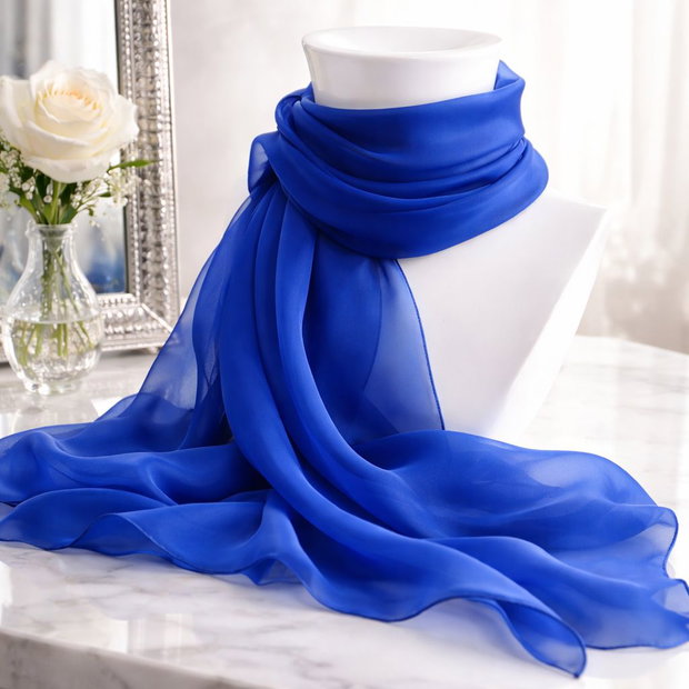 Eșarfa ELECTRIC BLUE