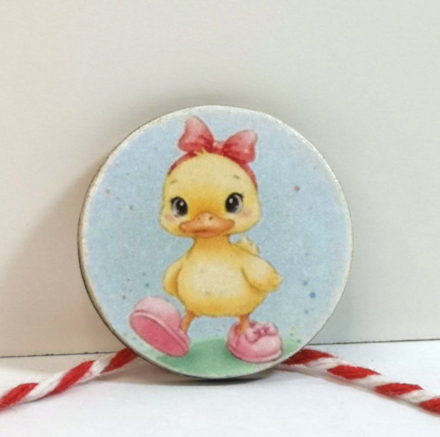 Martisor copii cu bobocel de rata