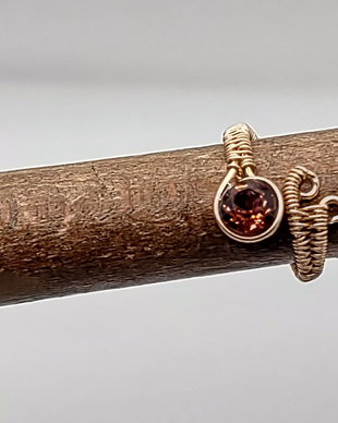 Inel unicat, inel din aur filat, inel reglabil, inel cu Swarovski