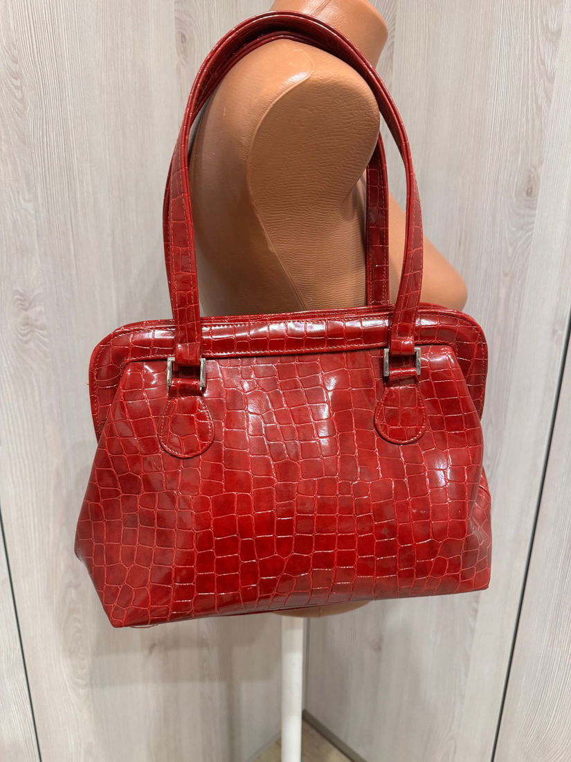 GEANTA PIELE CROCO LAC