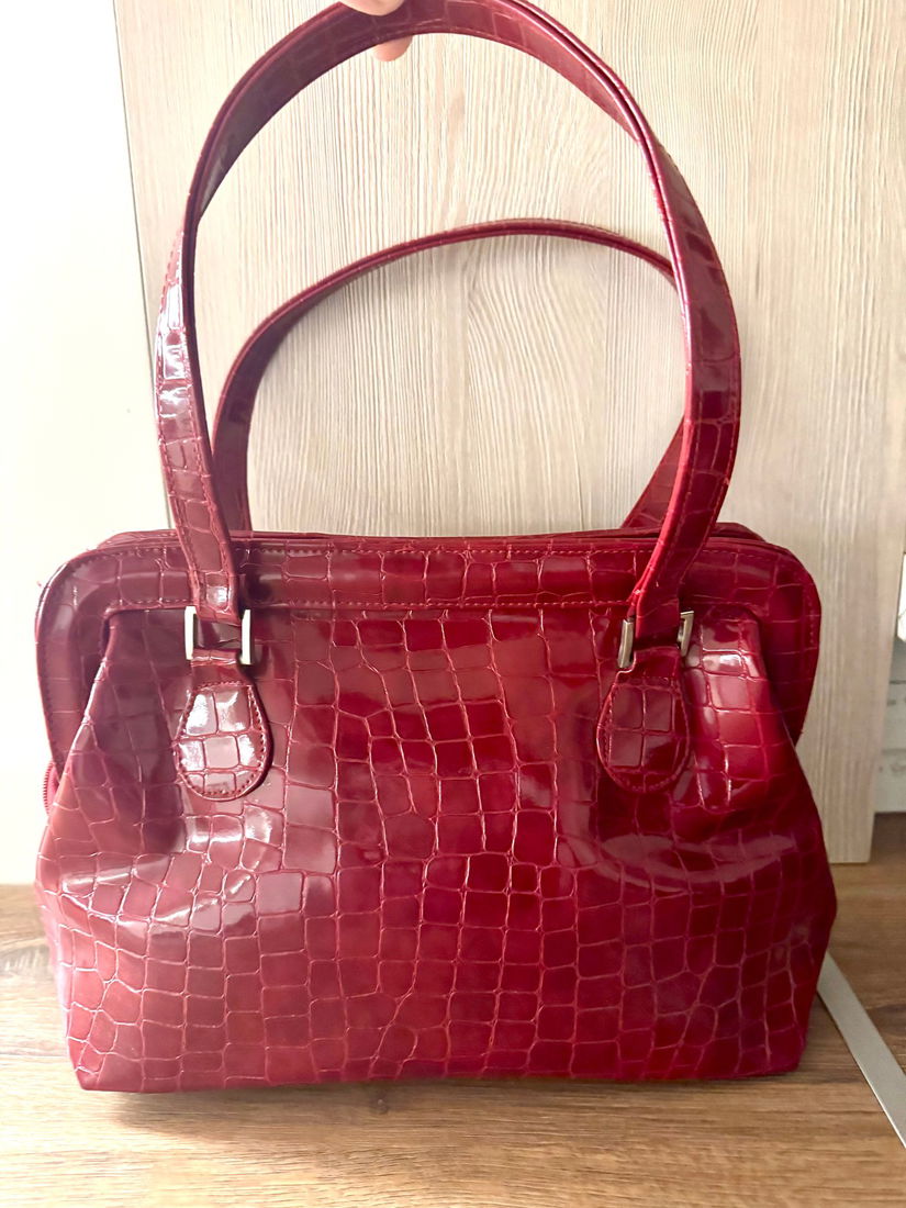 GEANTA PIELE CROCO LAC