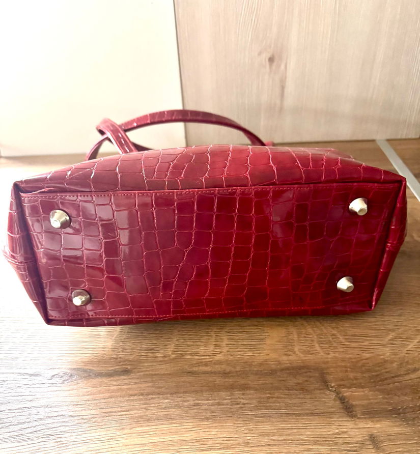 GEANTA PIELE CROCO LAC