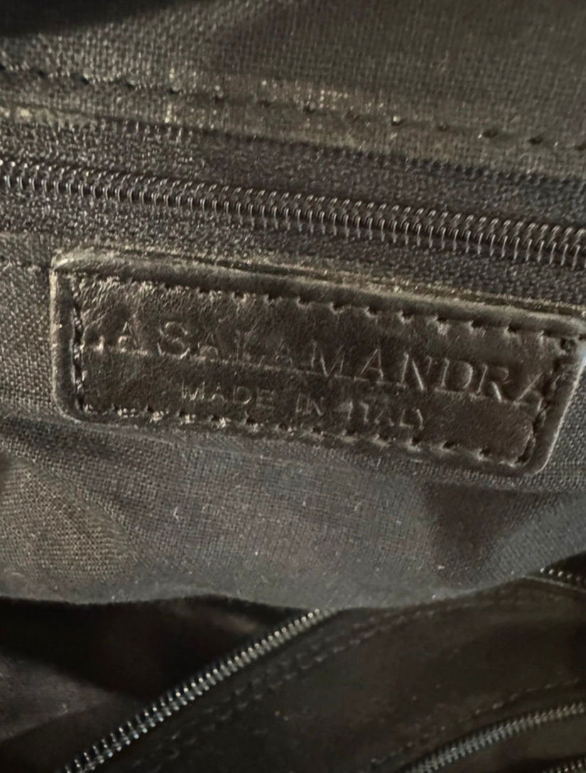 GEANTA LA SALAMANDRA ITALIA PIELE NATURALA ANTILOPA