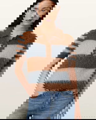 AllSaints pulover din amestec de lână CLEM