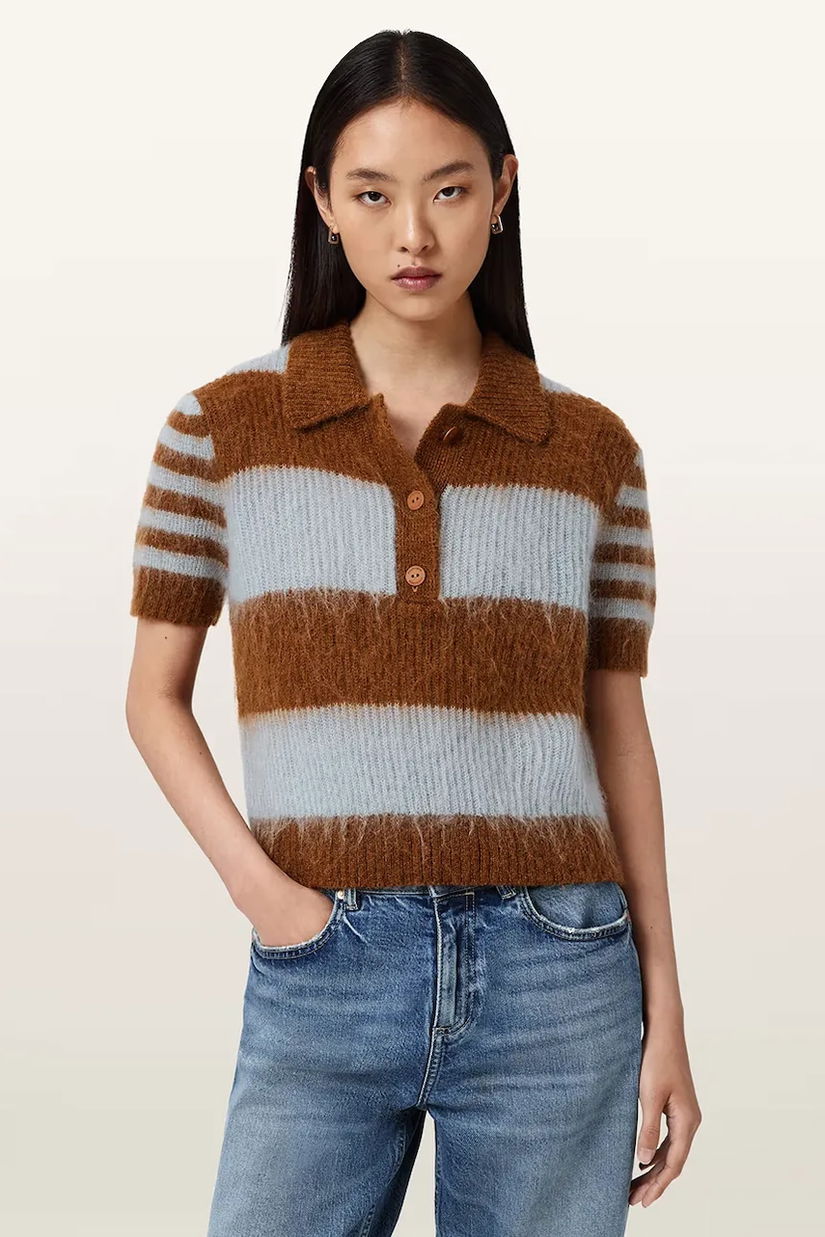 AllSaints pulover din amestec de lână CLEM