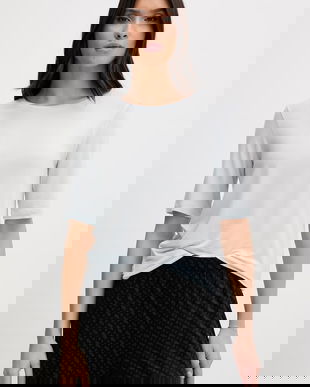 United Colors of Benetton tricou de pijama cu mătase