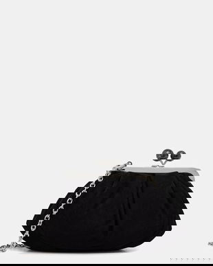 Weekend Max Mara geantă de mana din piele intoarsa AVALOIS