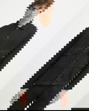 C.P. Company cămașă din amestec de in