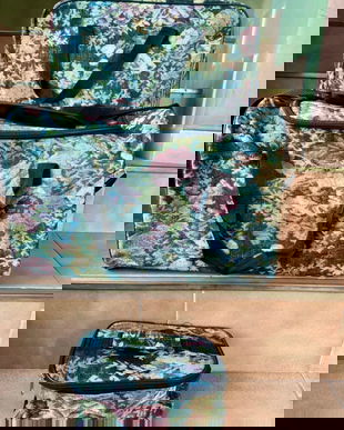 SET ELEGANT BEAUGENCY MOVITEX ,DE CALATORIE ,TAPISERIE 3 PIESE FRANTA