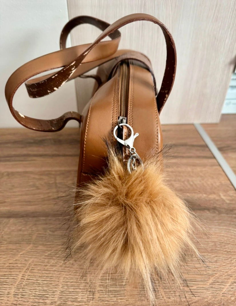 GEANTA VINTAGE COMBINATIE PIELE NATURALA SI PIELE ALIGATOR MADE IN ITALY