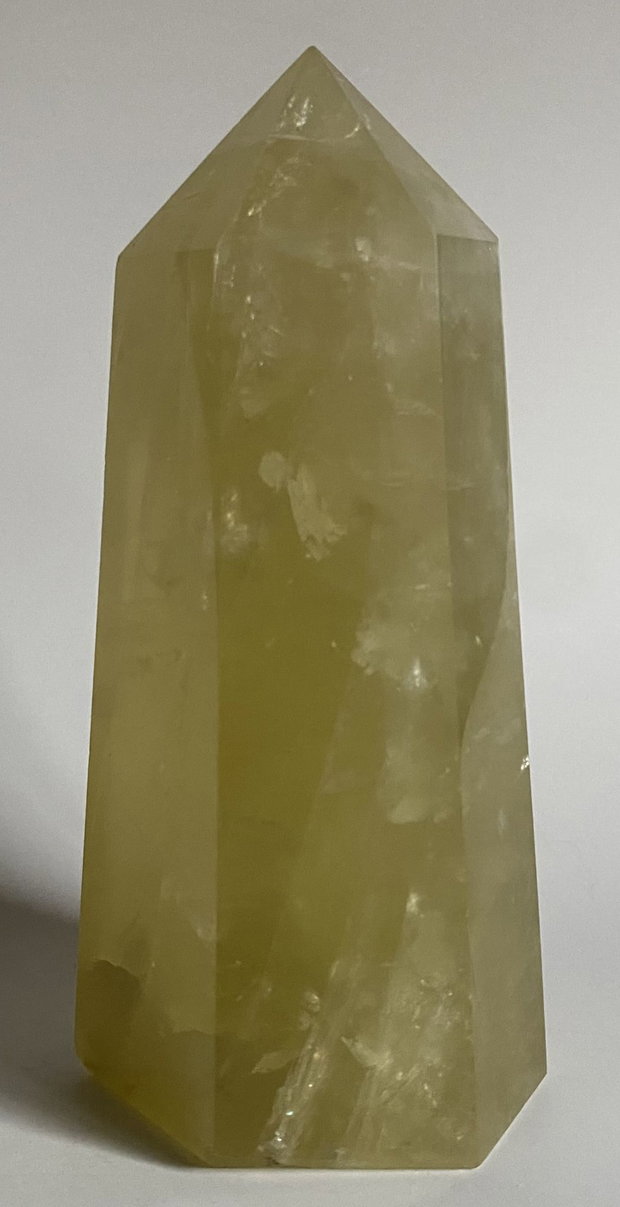 Citrin - Obelisc piatra semipretioasa