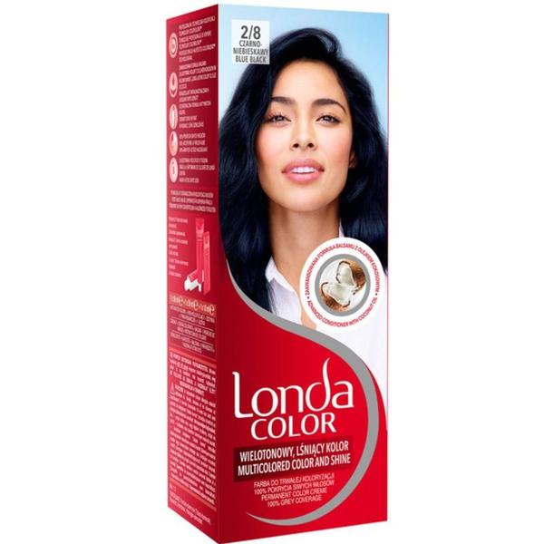 Vopsea Permanenta - Londa Color Multicolored Color and Shine, nuanta nr 2/8 Blue Black, 1 buc
