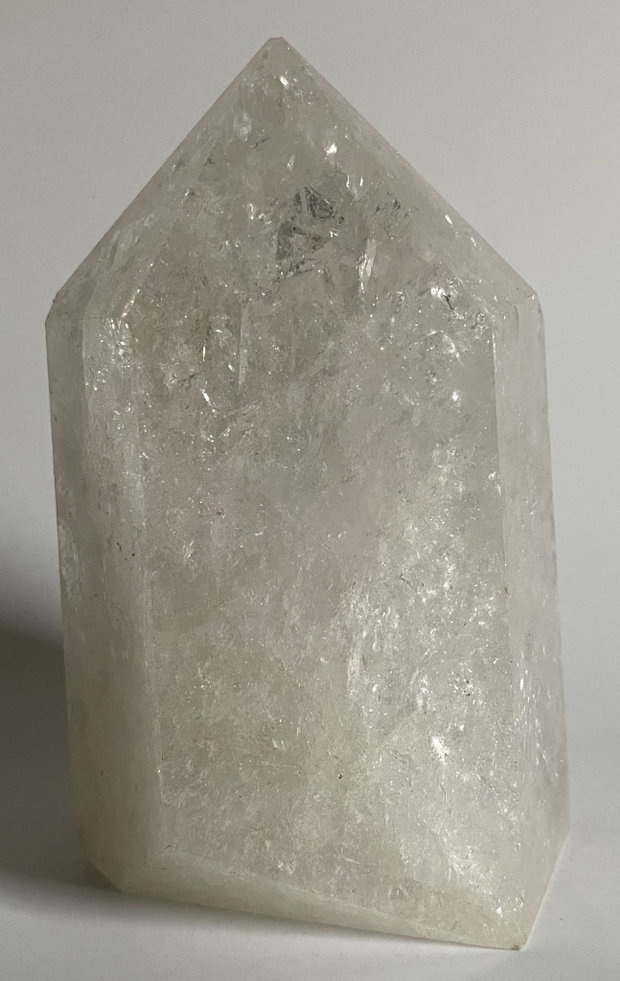 Cuart Transparent (Cristal de Stanca) - Obelisc piatra semipretioasa