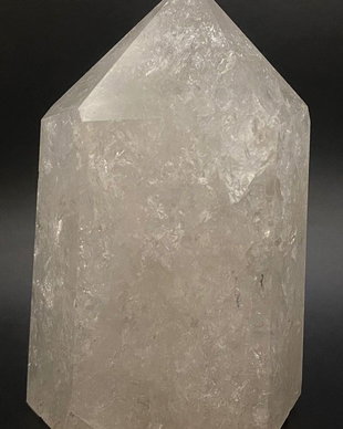 Cuart Transparent (Cristal de Stanca) - Obelisc piatra semipretioasa