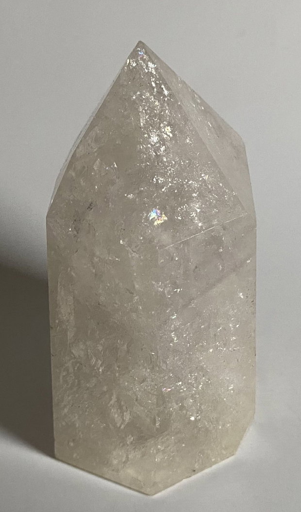 Cuart Transparent (Cristal de Stanca) - Obelisc piatra semipretioasa
