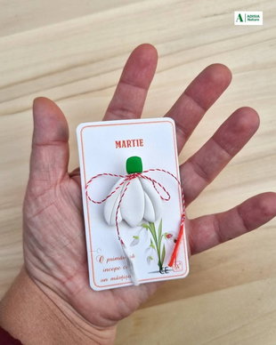 Martisor ghiocel fimo