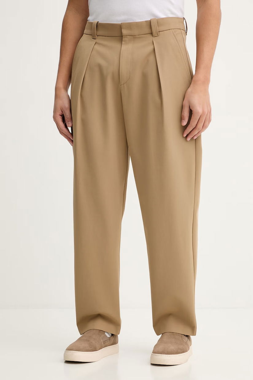 A.P.C. pantaloni cu lână PANTALON RENATO