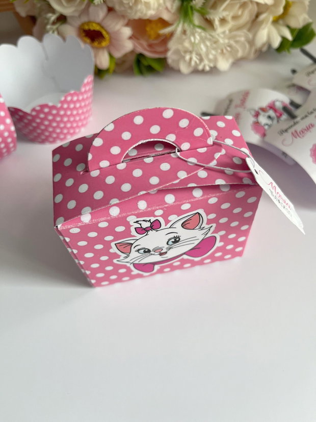 Cutii mărturii botez fetițe Pisicuța Marie