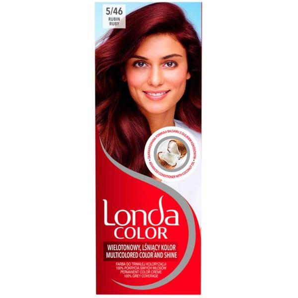 Vopsea Permanenta - Londa Color Multicolored Color and Shine, nuanta nr 5/46 Rosu Rubin, 1 buc
