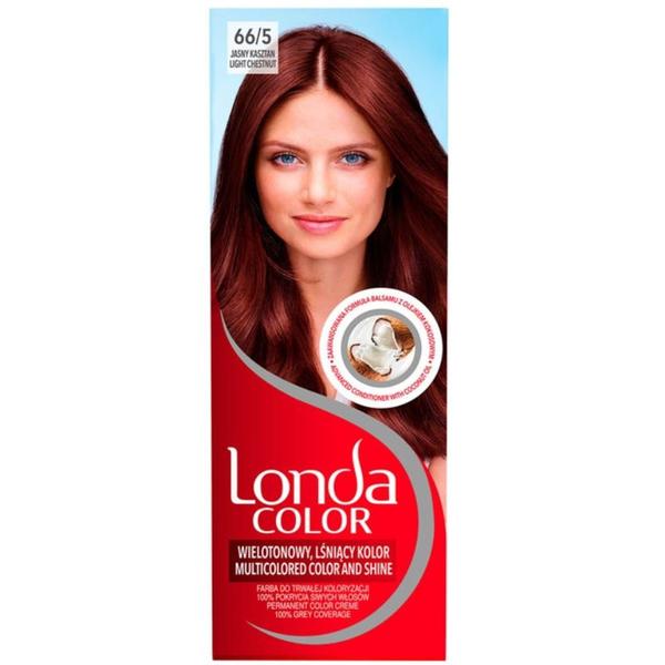Vopsea Permanenta - Londa Color Multicolored Color and Shine, nuanta nr 66/5 Light Chestnut, 1 buc