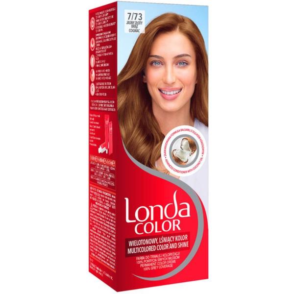 Vopsea Permanenta - Londa Color Multicolored Color and Shine, nuanta nr 7/73 Blond Coniac, 1 buc