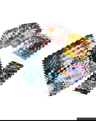 Set 50 Carduri Fotbal Colectionabile &ndash; Cutie Metalica