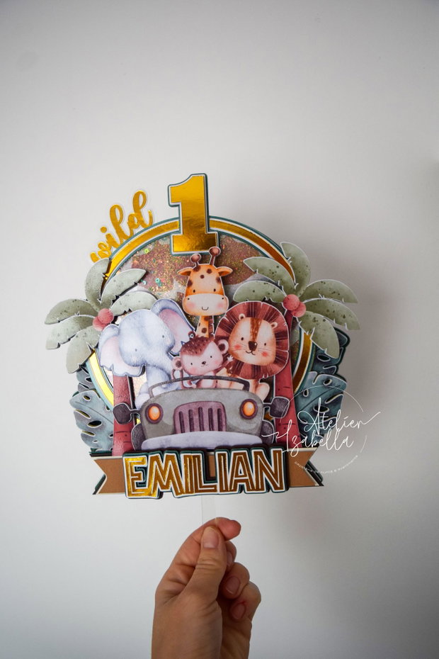 Cake topper central - tematica Safari
