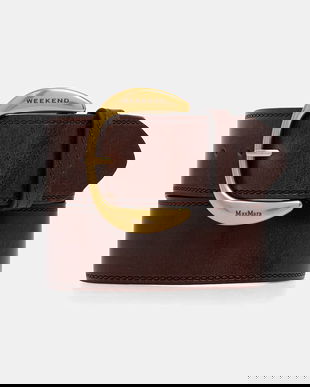 Weekend Max Mara curea de piele ALACCATO