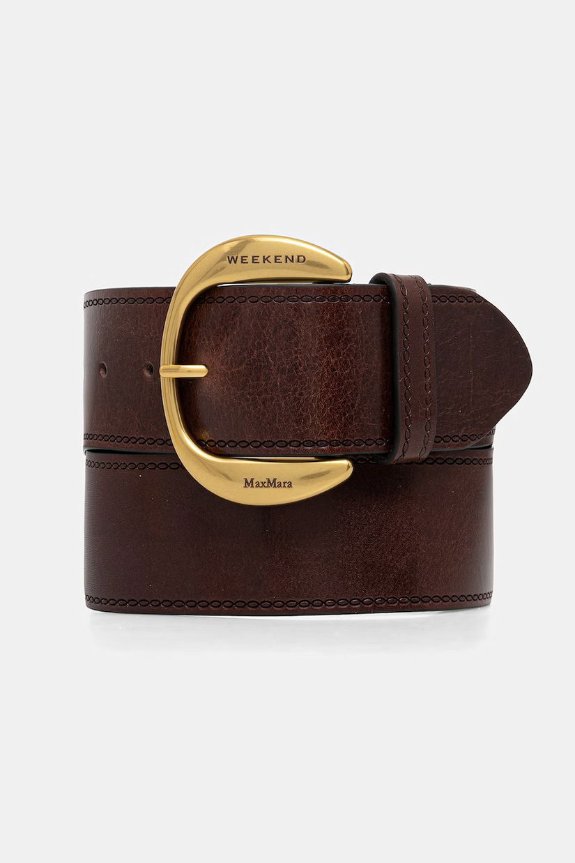 Weekend Max Mara curea de piele ALACCATO