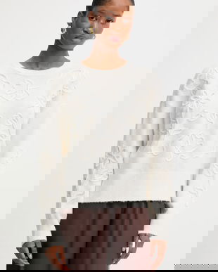 Morgan pulover din amestec de lana