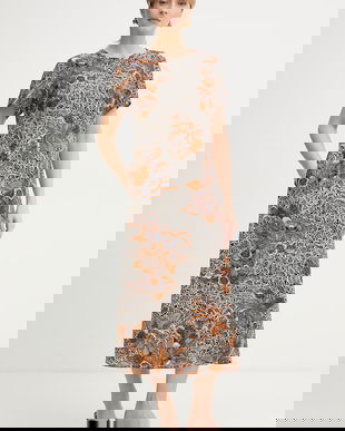 Weekend Max Mara rochie de mătase CRESPO