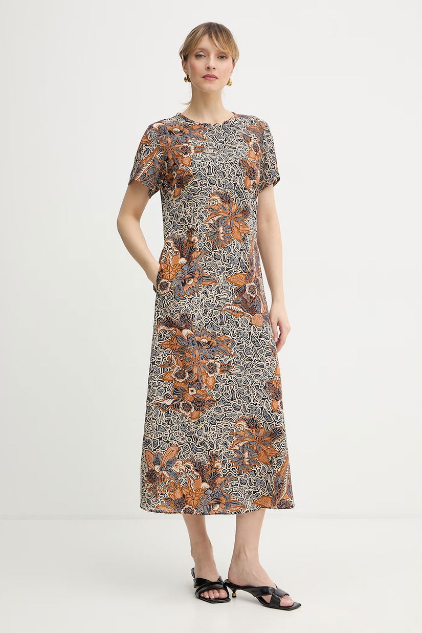 Weekend Max Mara rochie de mătase CRESPO