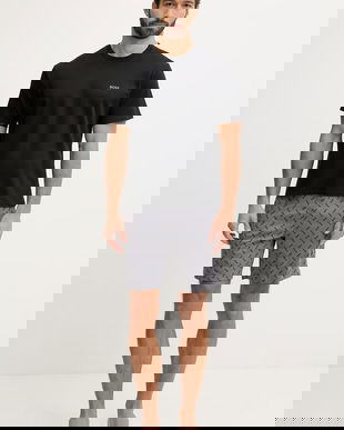 BOSS pijamale de bumbac Relax Short Set